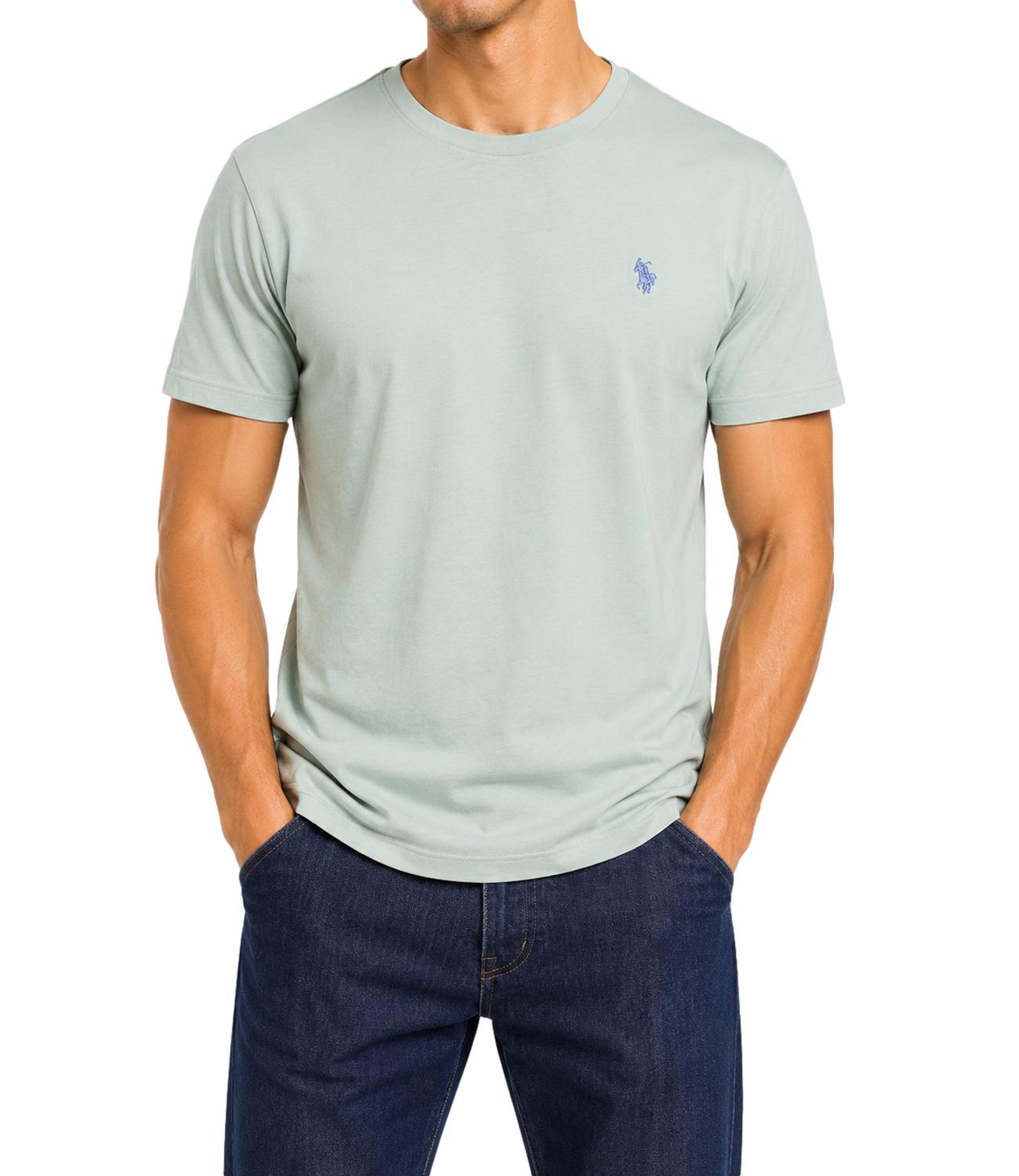 T-Shirt Uomo verde acqua US Polo