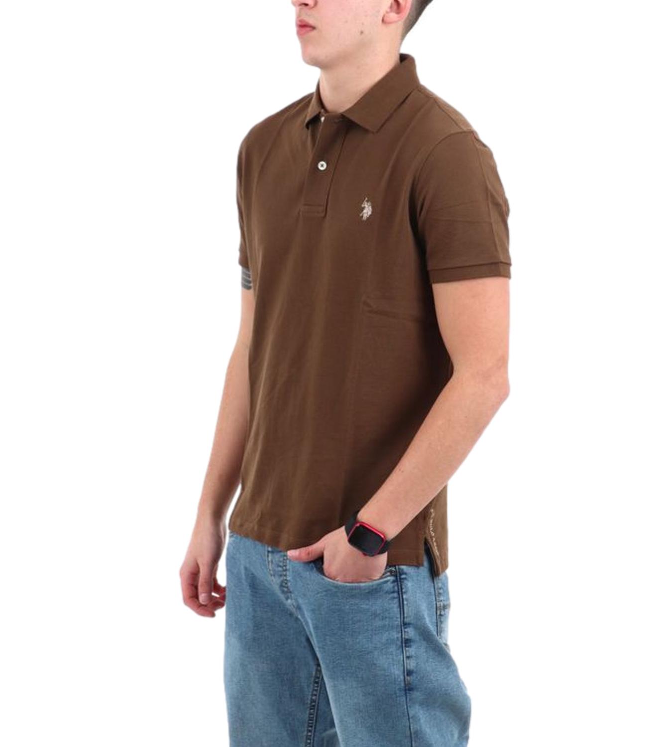 Polo Uomo Marron Glace'