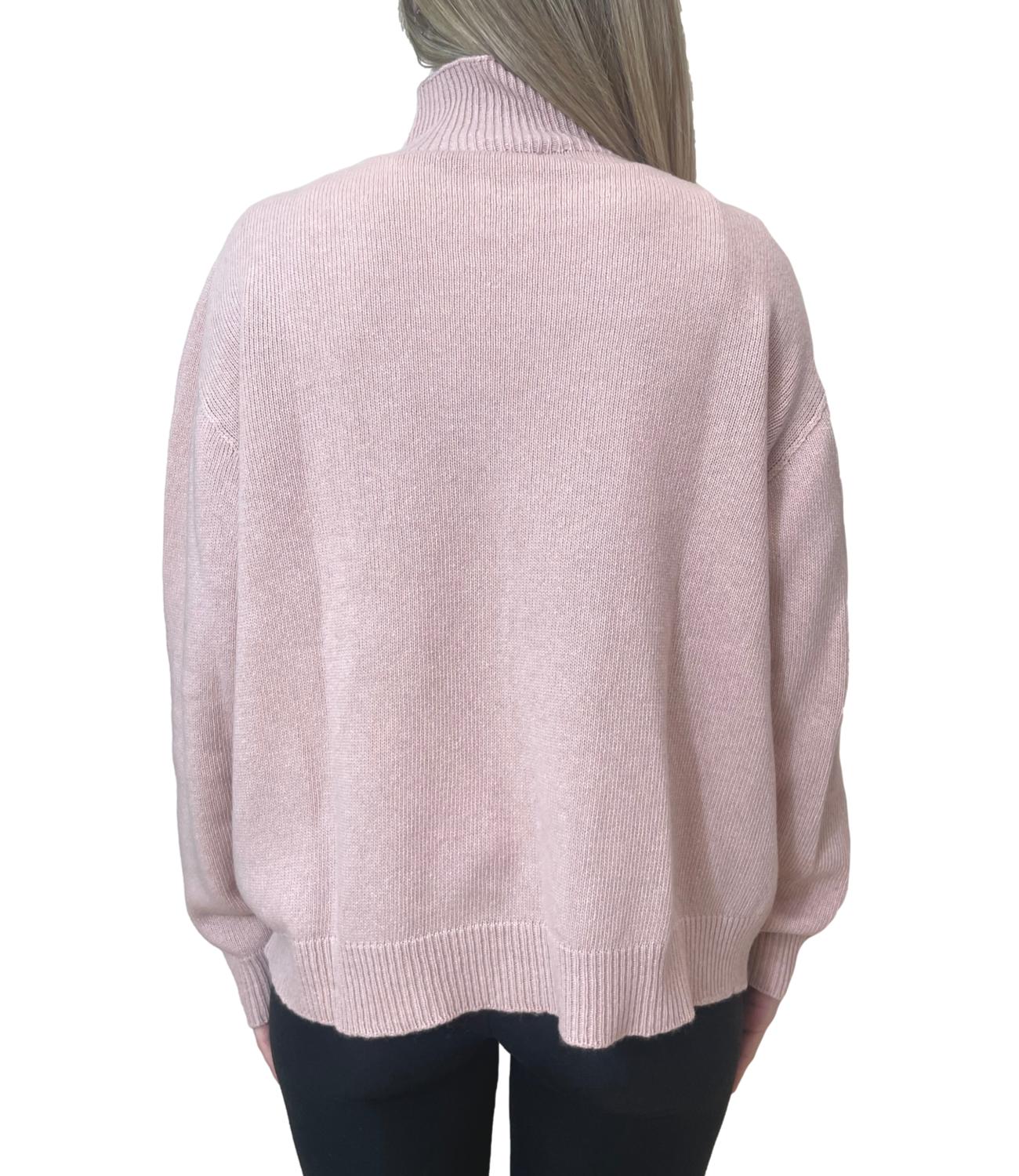 Vicolo Maglia Over Rosa Donna