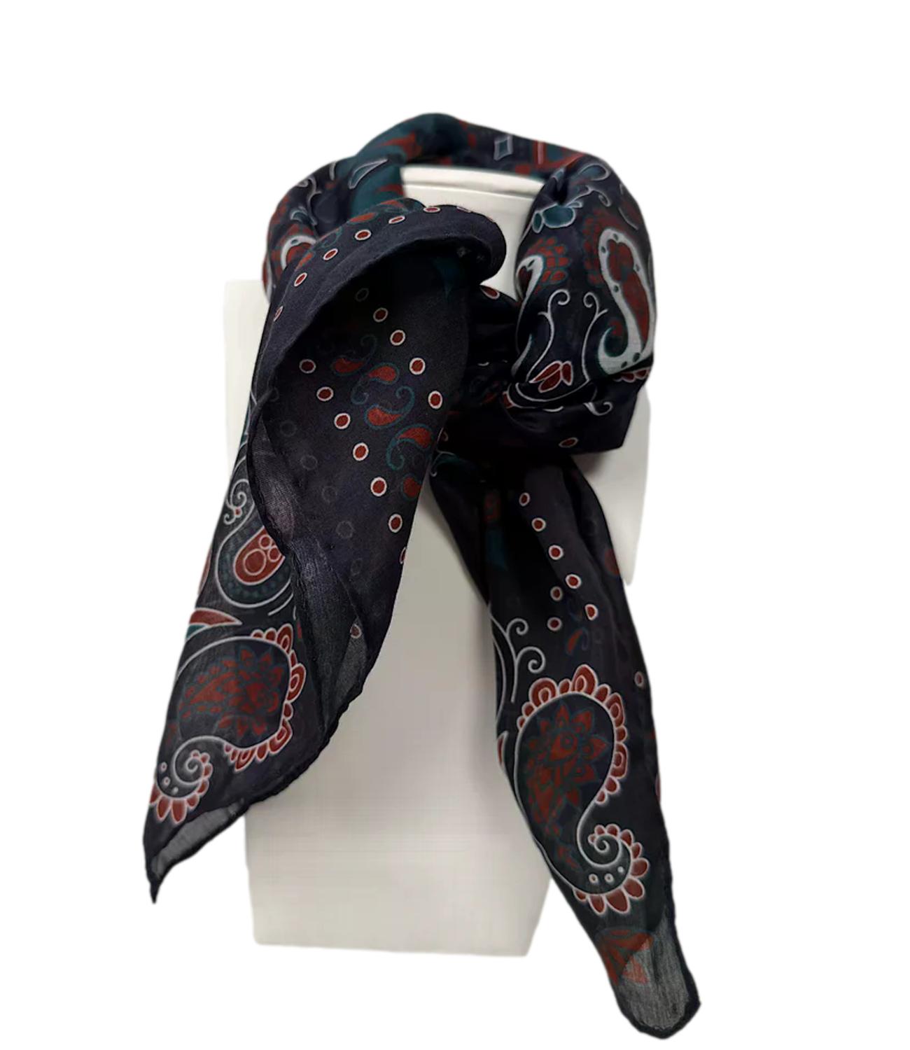 Vicolo Bandana Blu Donna