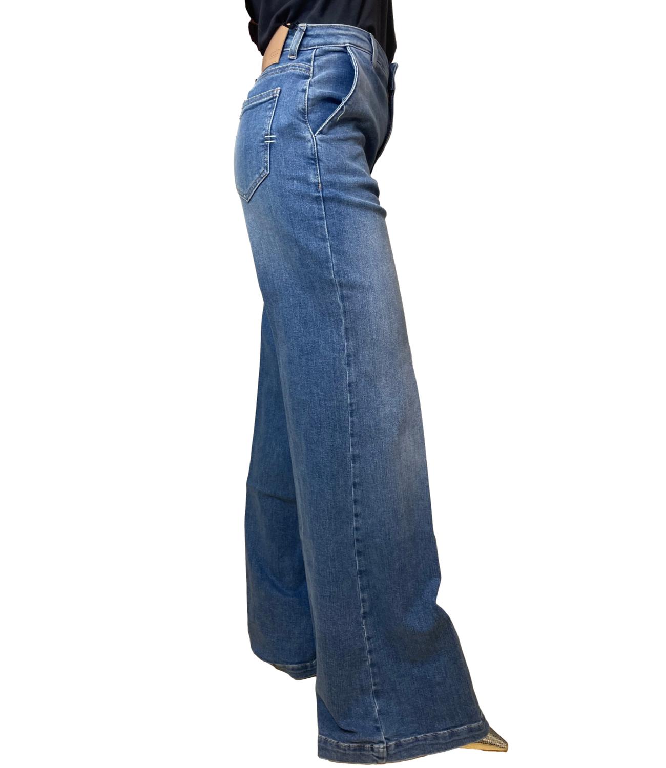 Vicolo Jeans Elena Blu Denim Donna