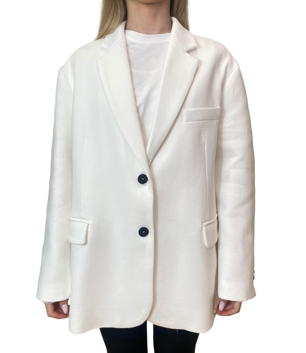 Vicolo Giacca Ricamata Bianca Donna