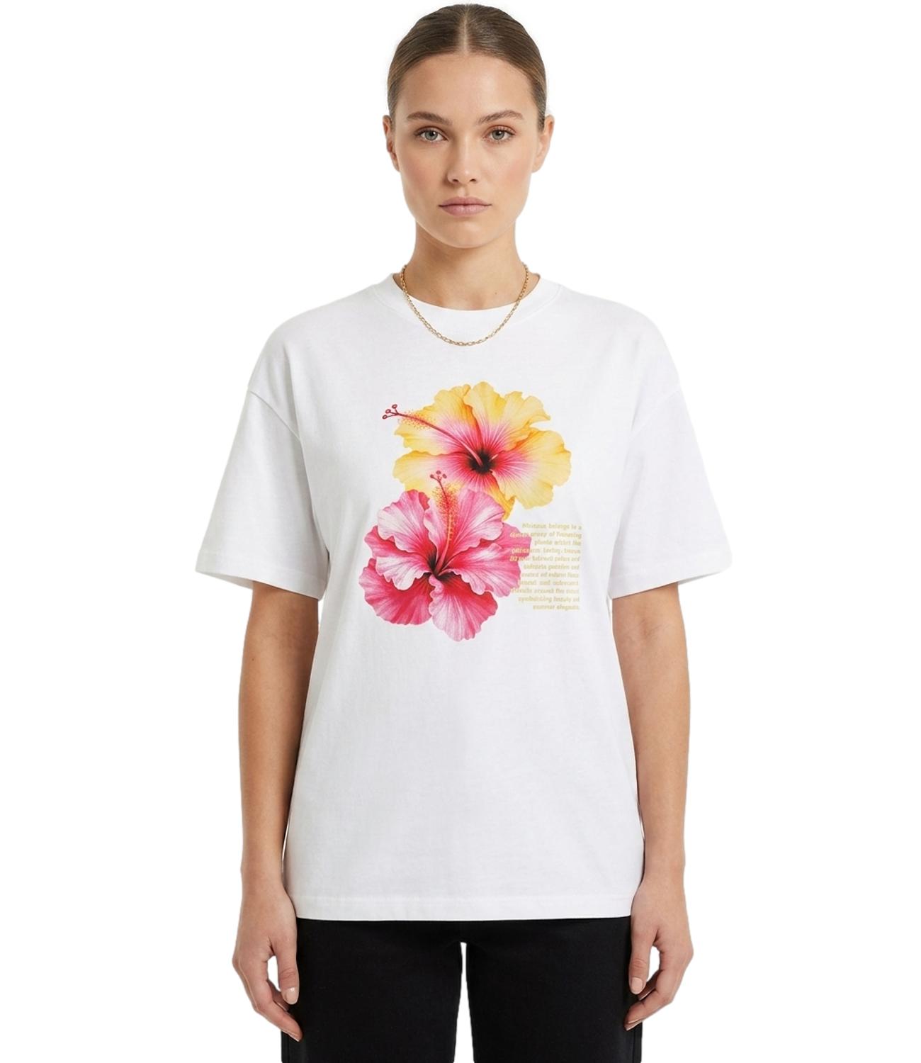 Vicolo T-shirt Ibisco Naturale Donna