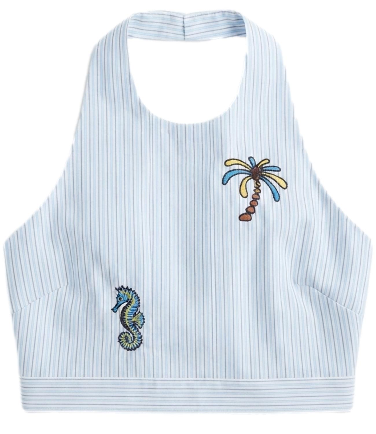 Vicolo Top Celeste Donna