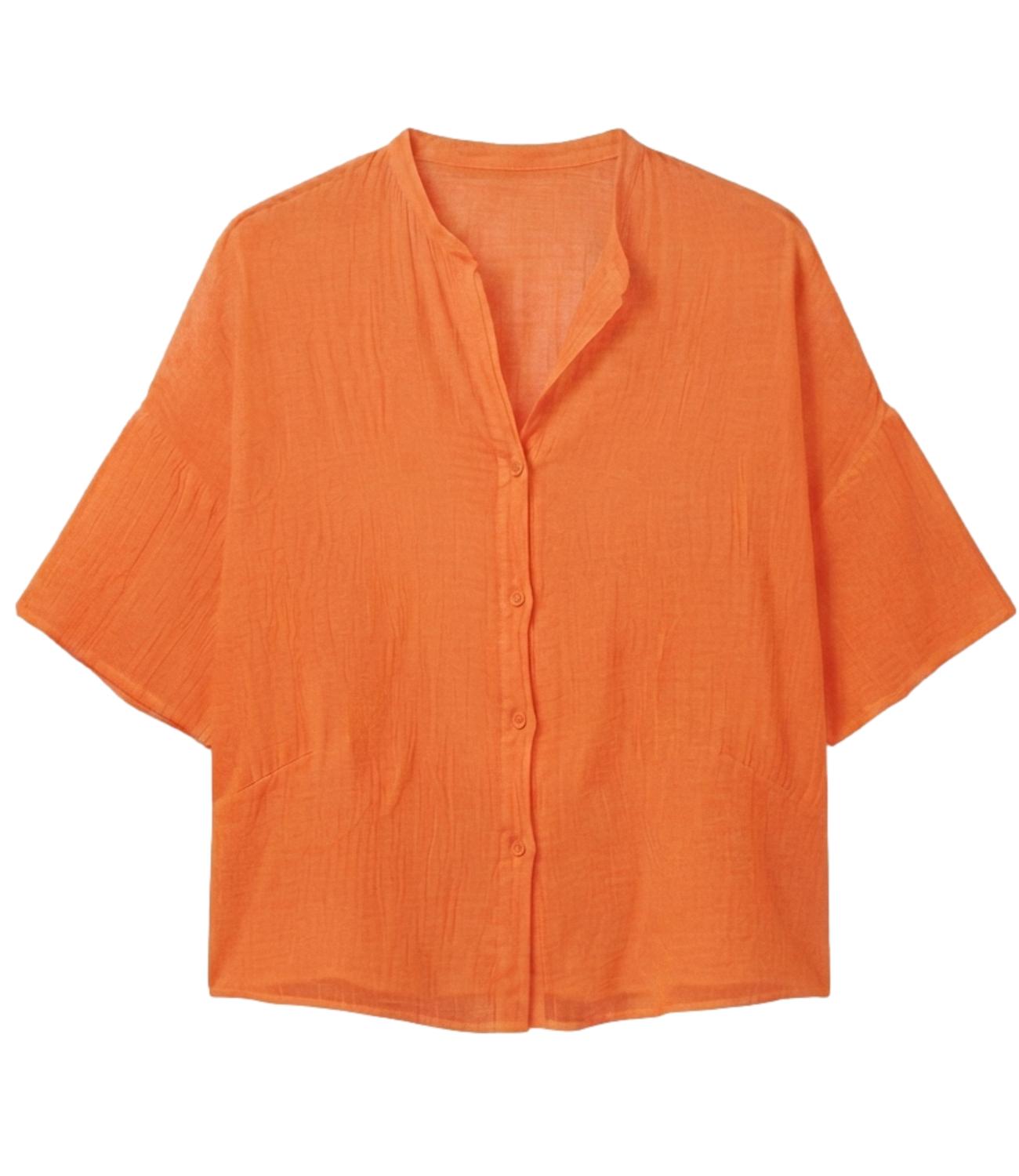 Vicolo Top Camicia Arancio Donna