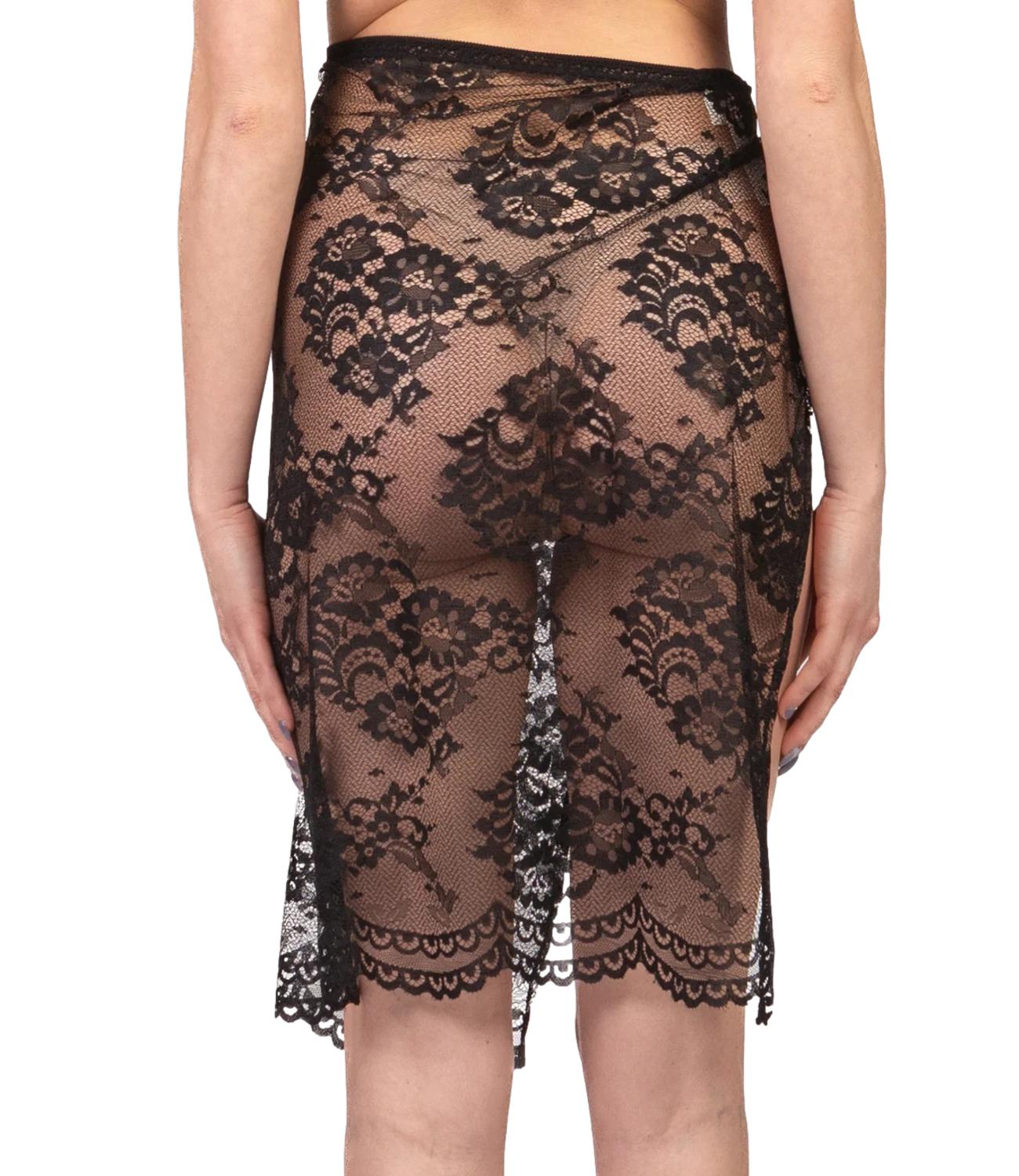 Vicolo Gonna Pareo Nero Donna