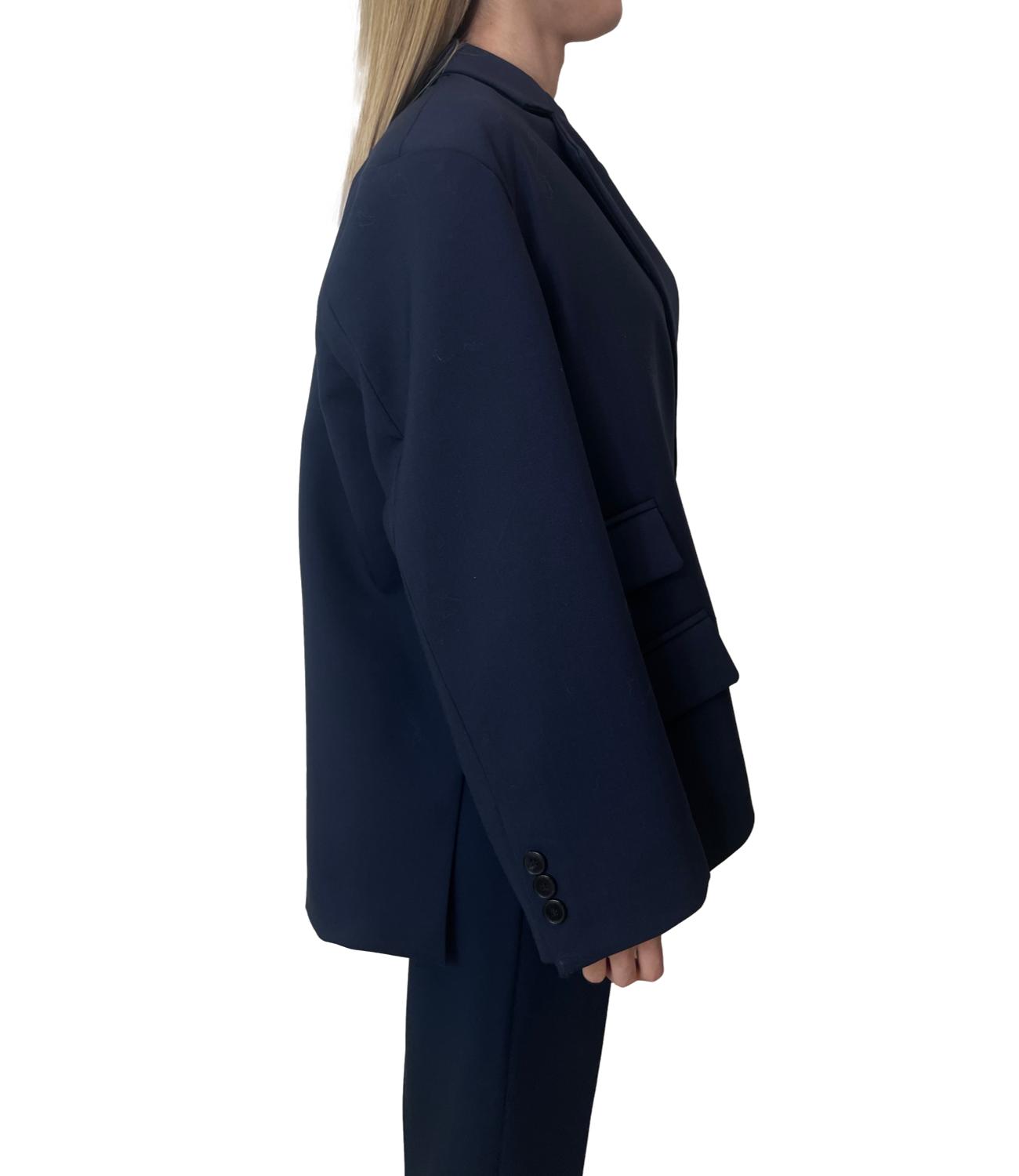 Vicolo Giacca Asimmetrica Navy Donna