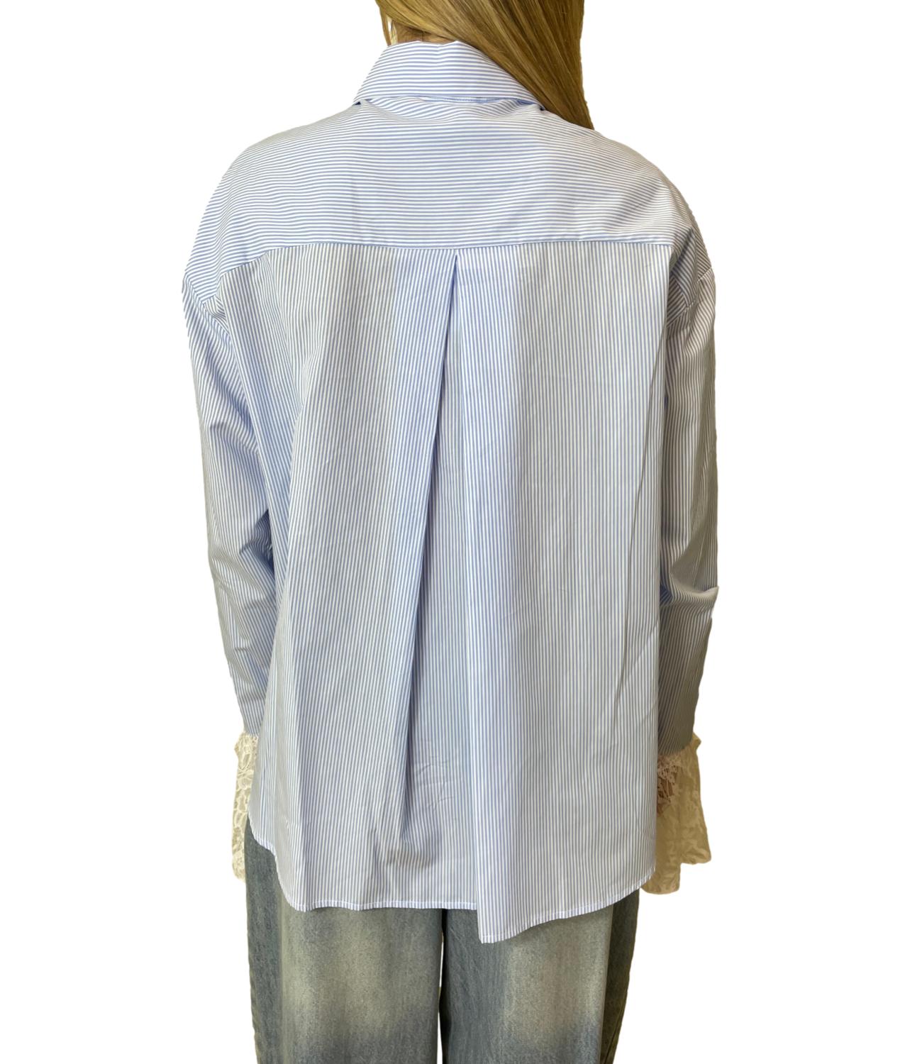 Vicolo Camicia Celeste Donna