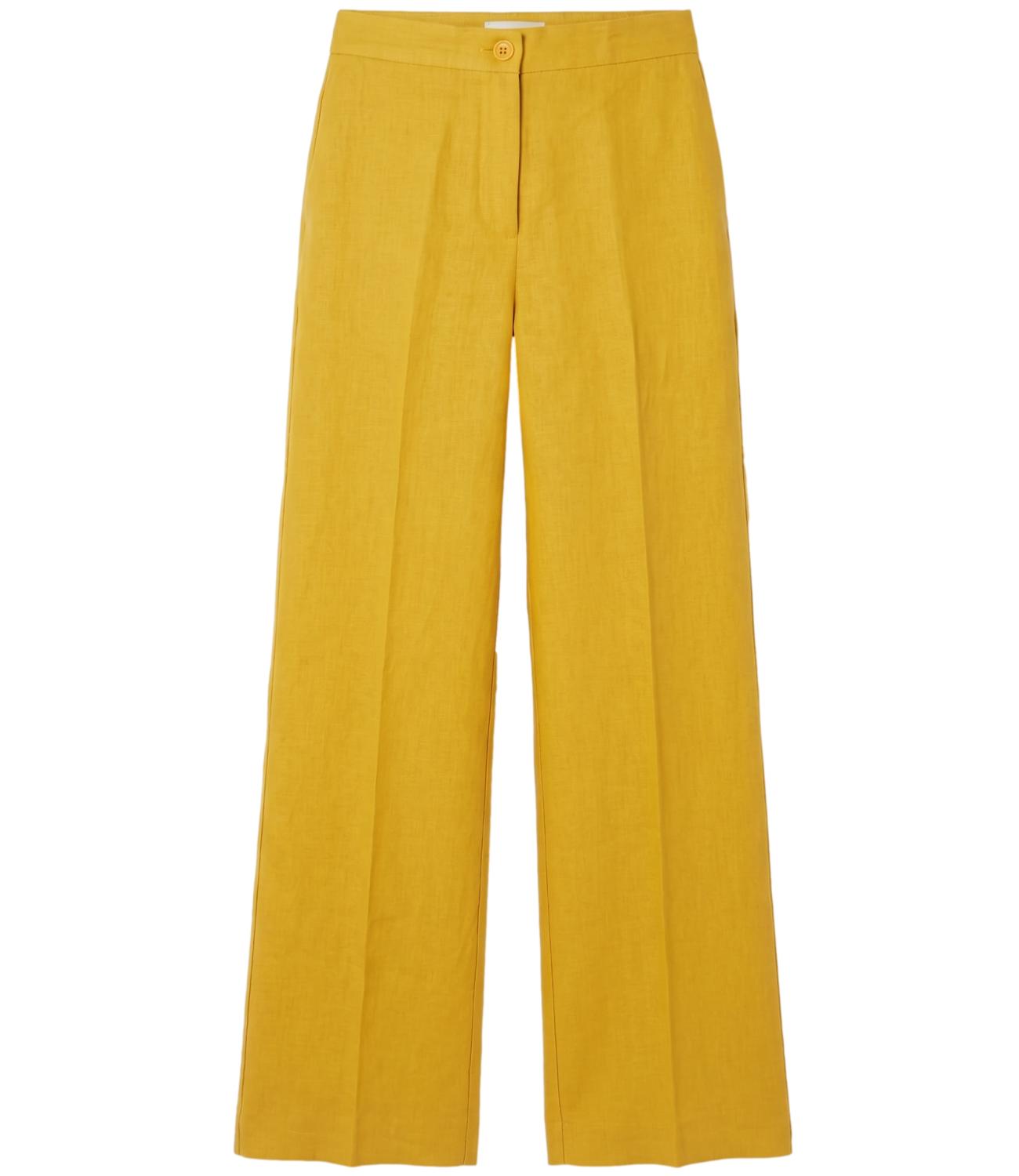 Vicolo Pantalone Senape Donna