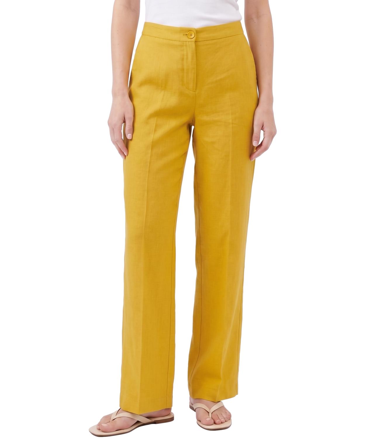 Vicolo Pantalone Senape Donna