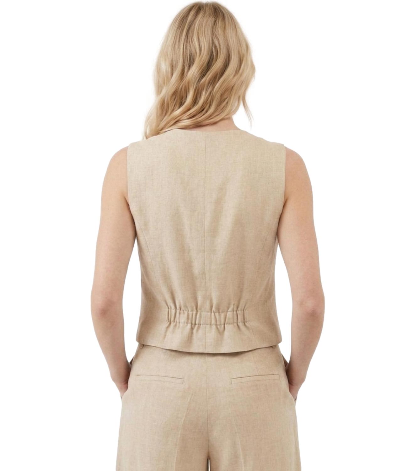Vicolo Gilet Sabbia Donna