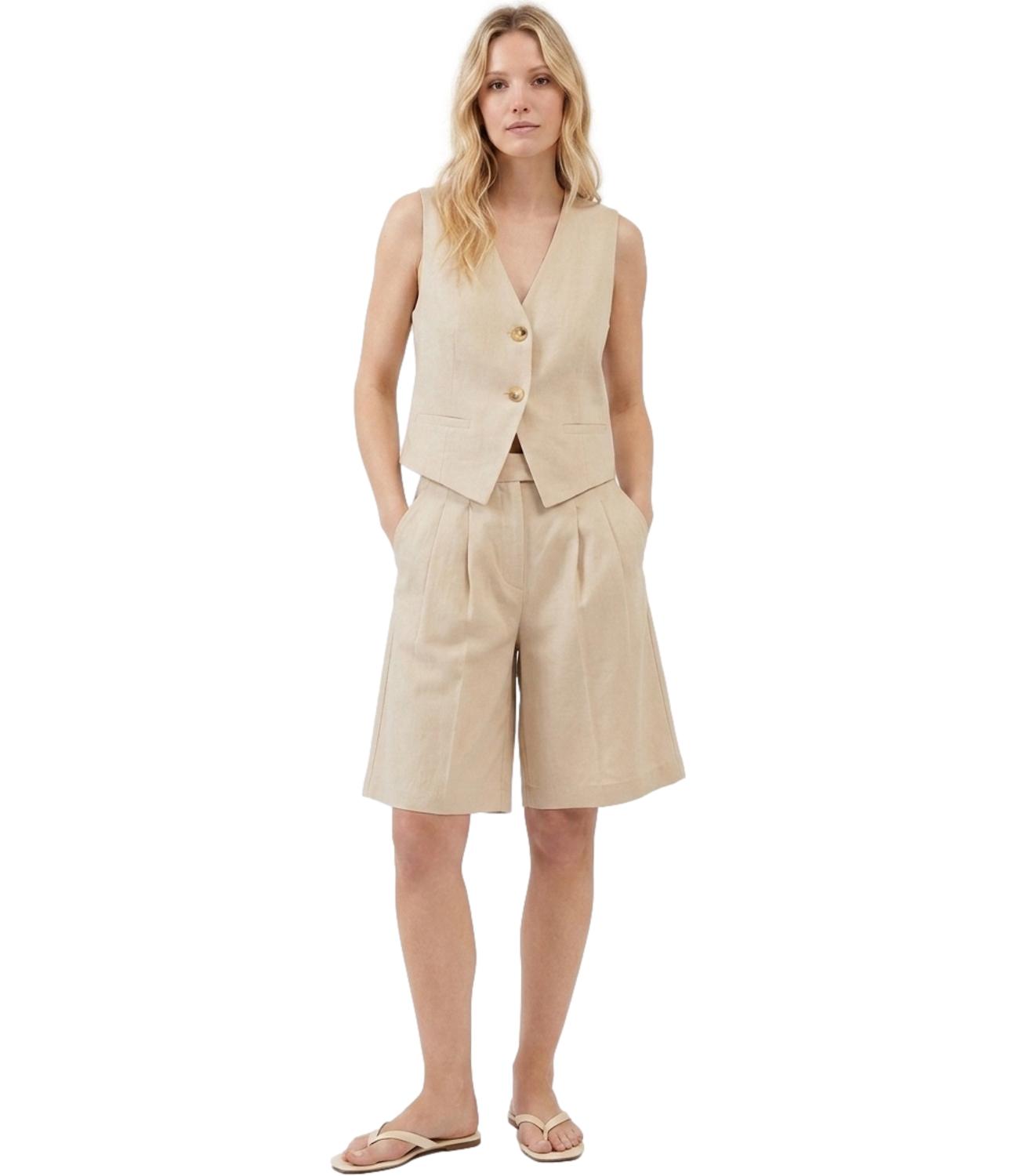 Vicolo Gilet Sabbia Donna