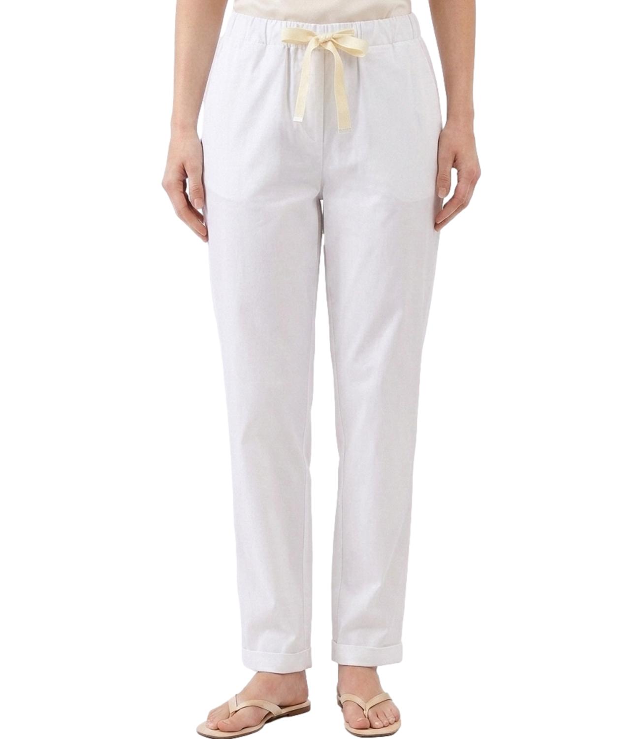Vicolo Pantalone Bianco Donna
