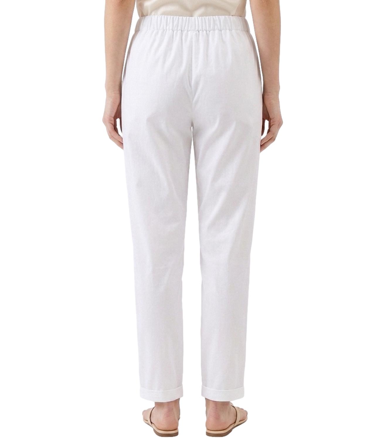 Vicolo Pantalone Bianco Donna