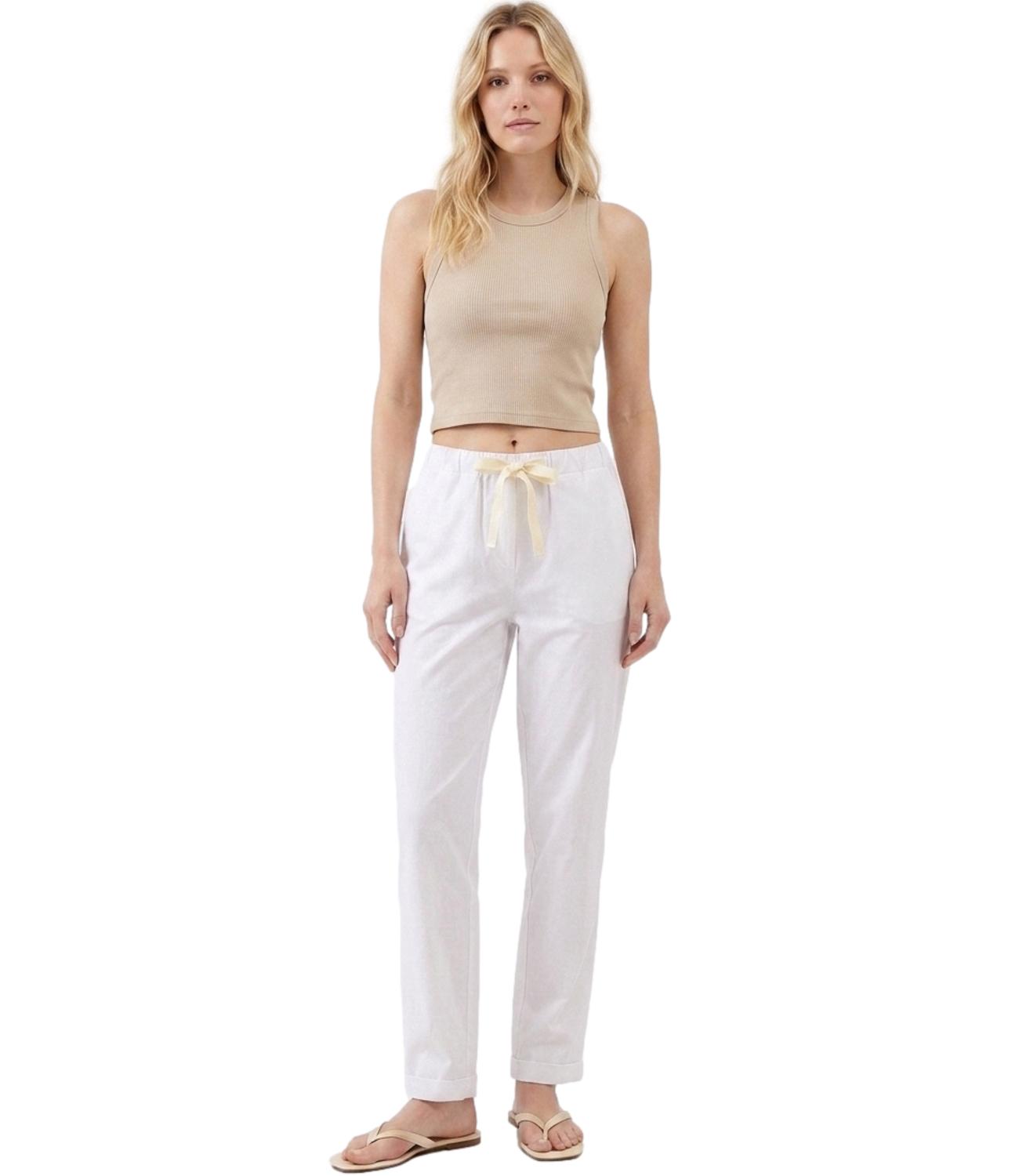 Vicolo Pantalone Bianco Donna