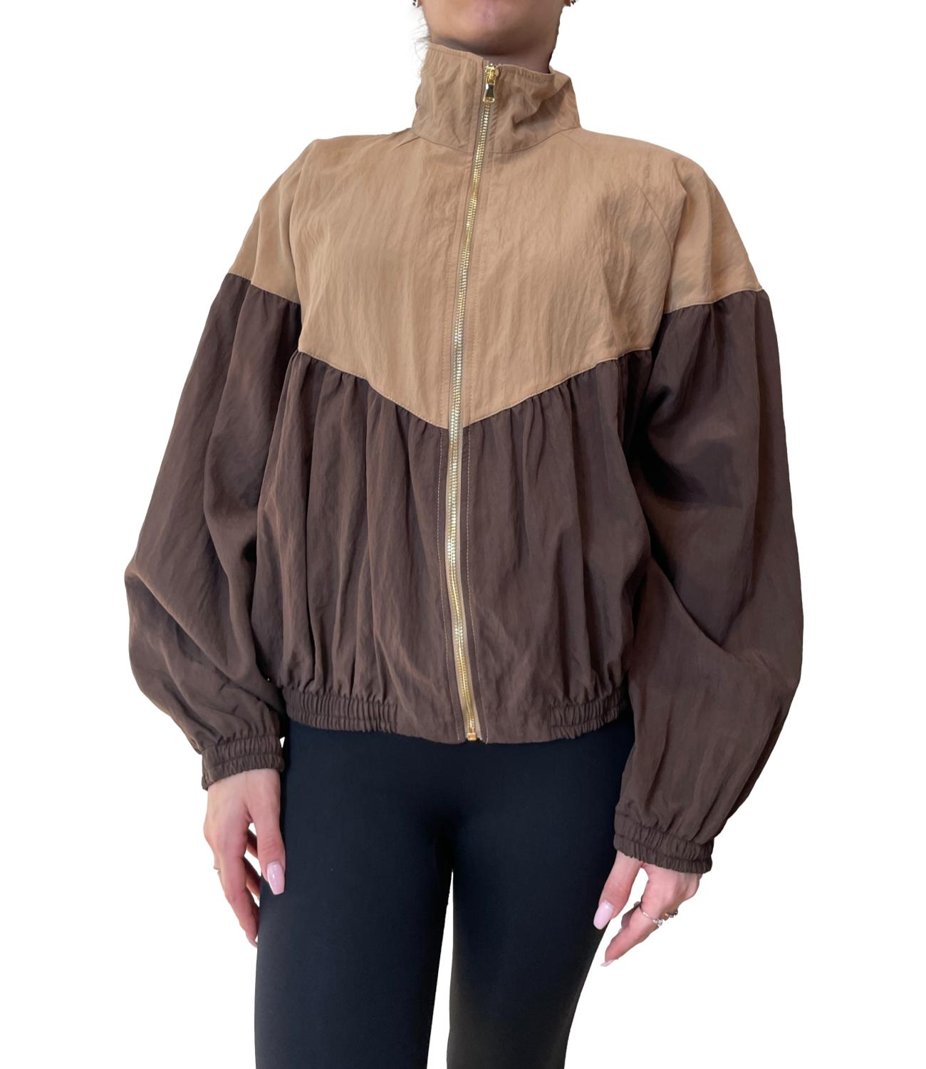 Vicolo Giacca Beige/Moro Donna