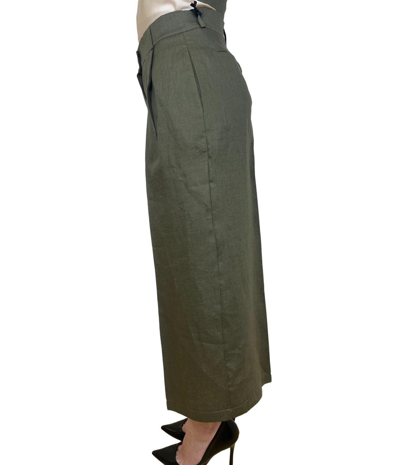 Vicolo Pantalone Verde Donna