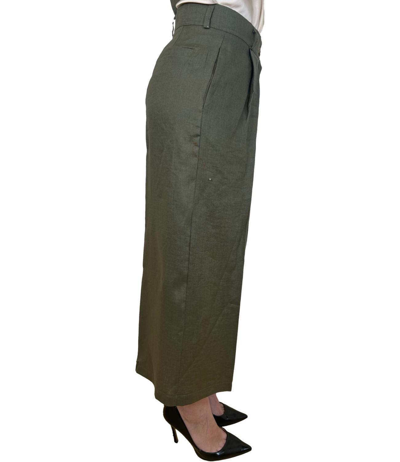 Vicolo Pantalone Verde Donna