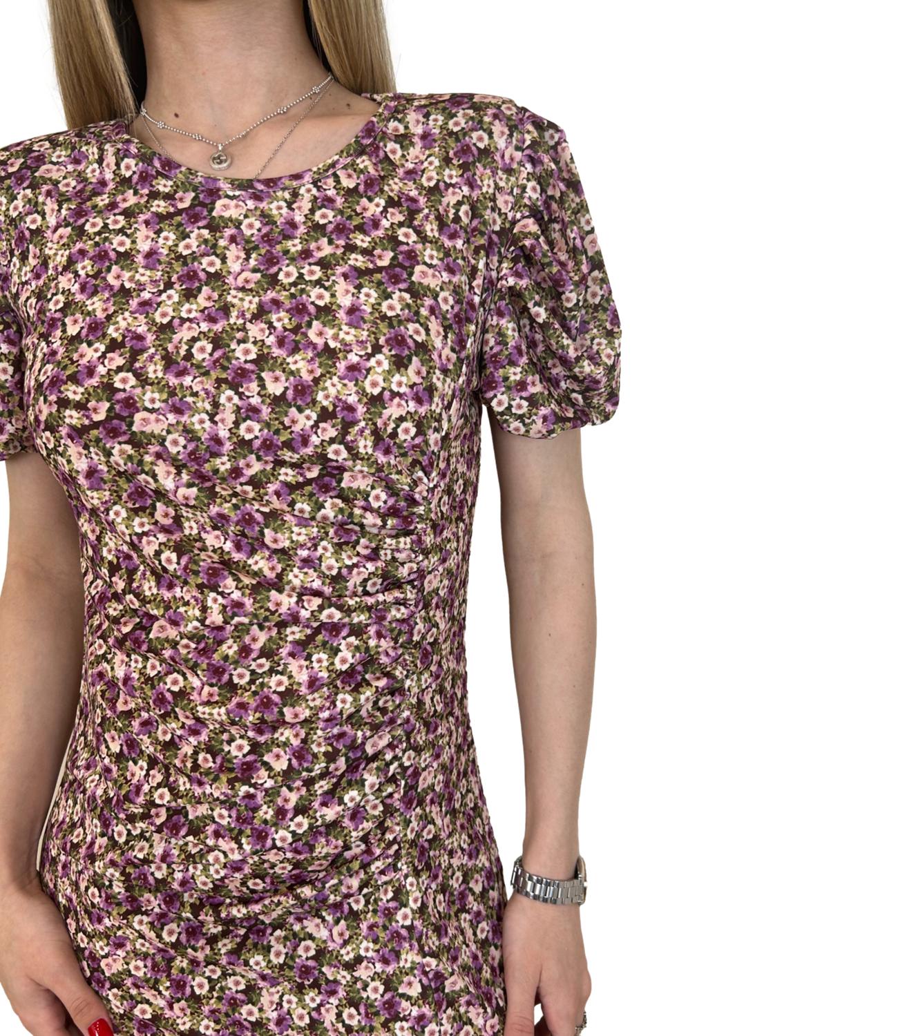 Vicolo Abito Floreale Multicolor Donna