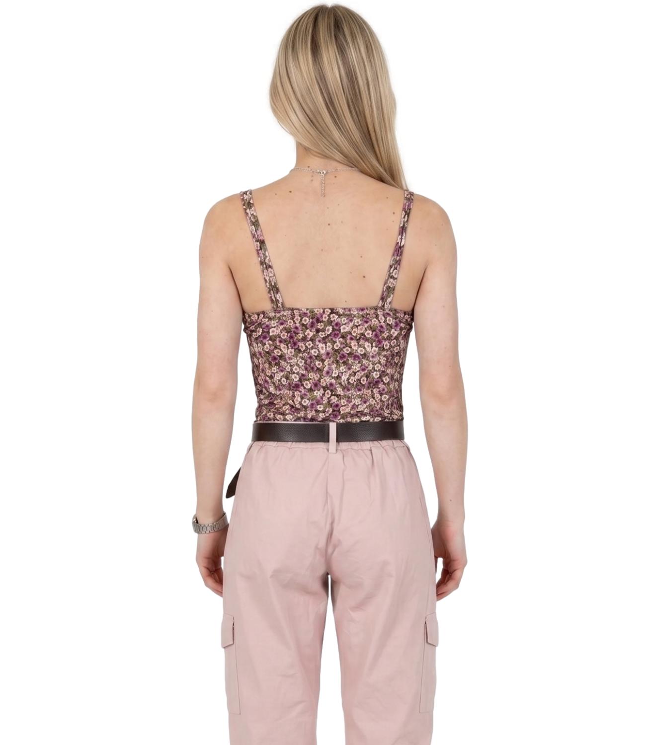 Vicolo Top Rouches Moro Donna