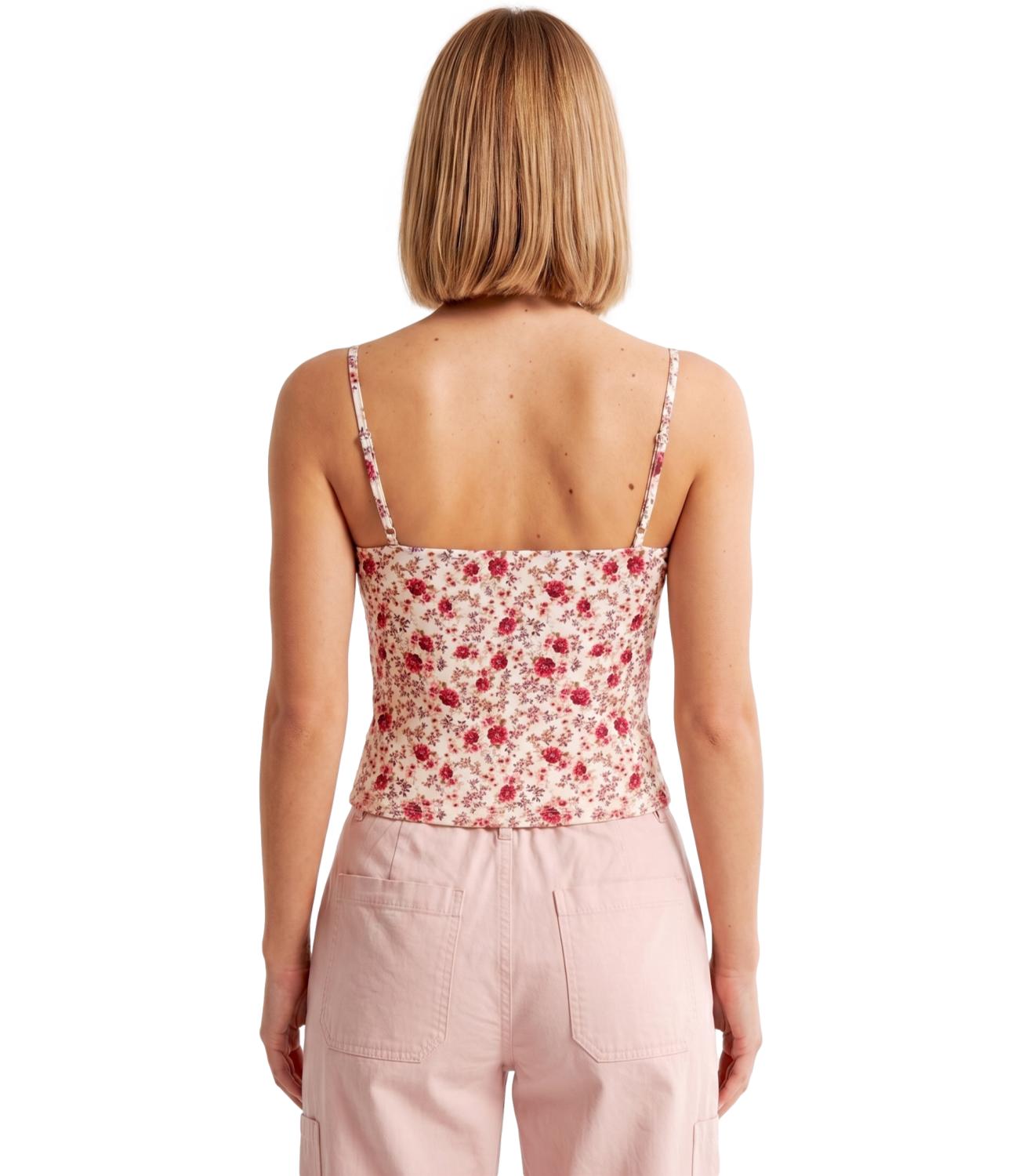 Vicolo Top Rouches Moro Donna