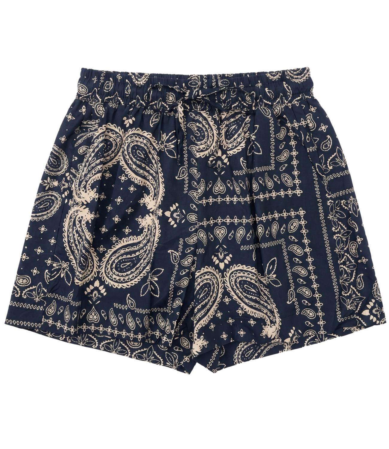 Vicolo Short Bandana Blu Donna