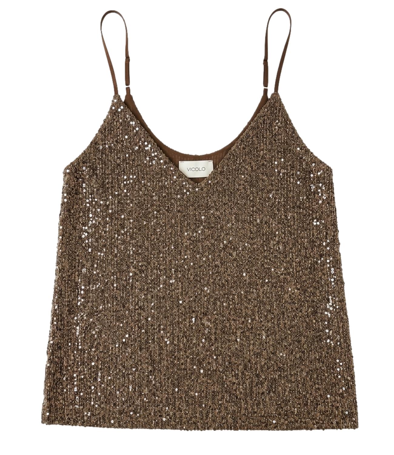 Vicolo Canotta Paillettes Moro Donna