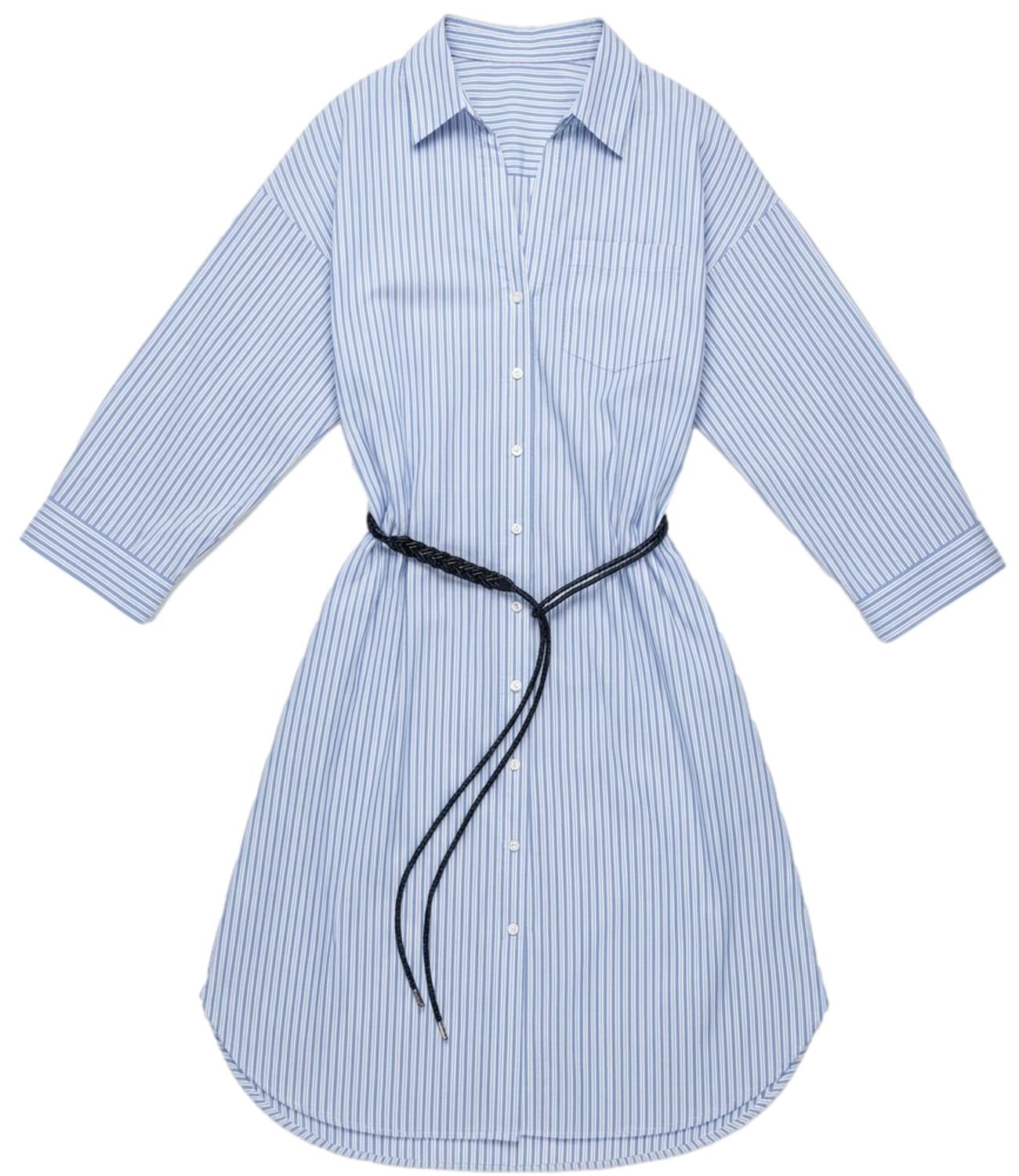 Vicolo Abito Chemisier Blu Donna