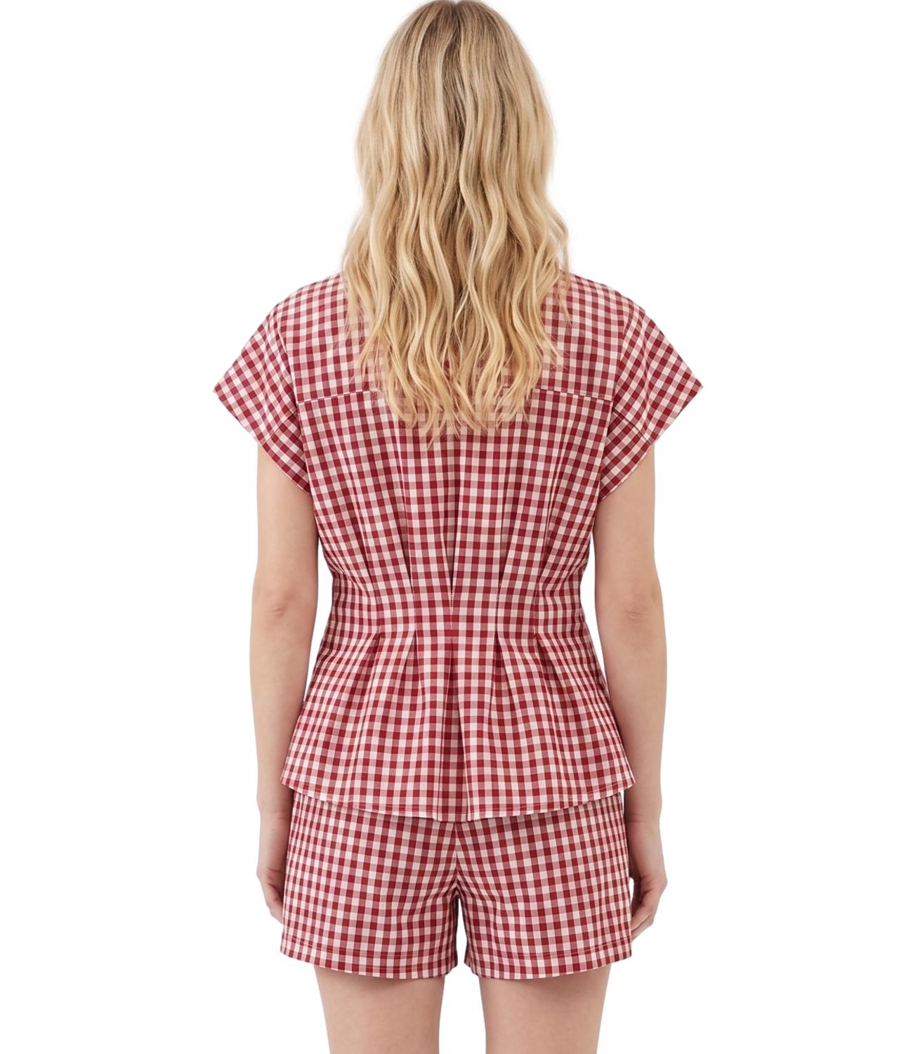 Vicolo Top Bianco/Rosso Donna