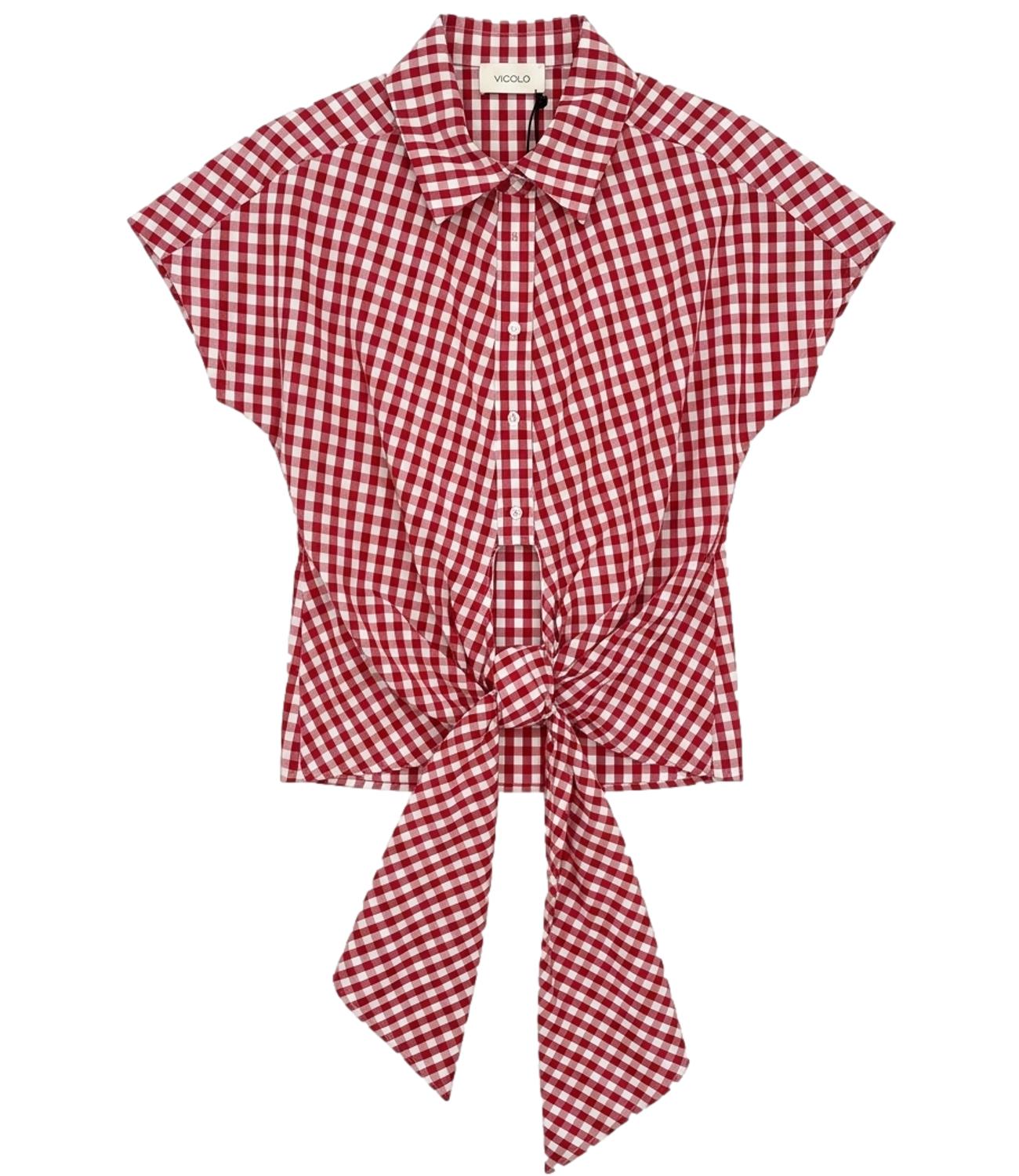 Vicolo Top Bianco/Rosso Donna