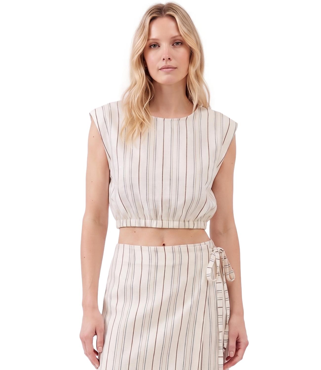 Vicolo Top Bianco Donna
