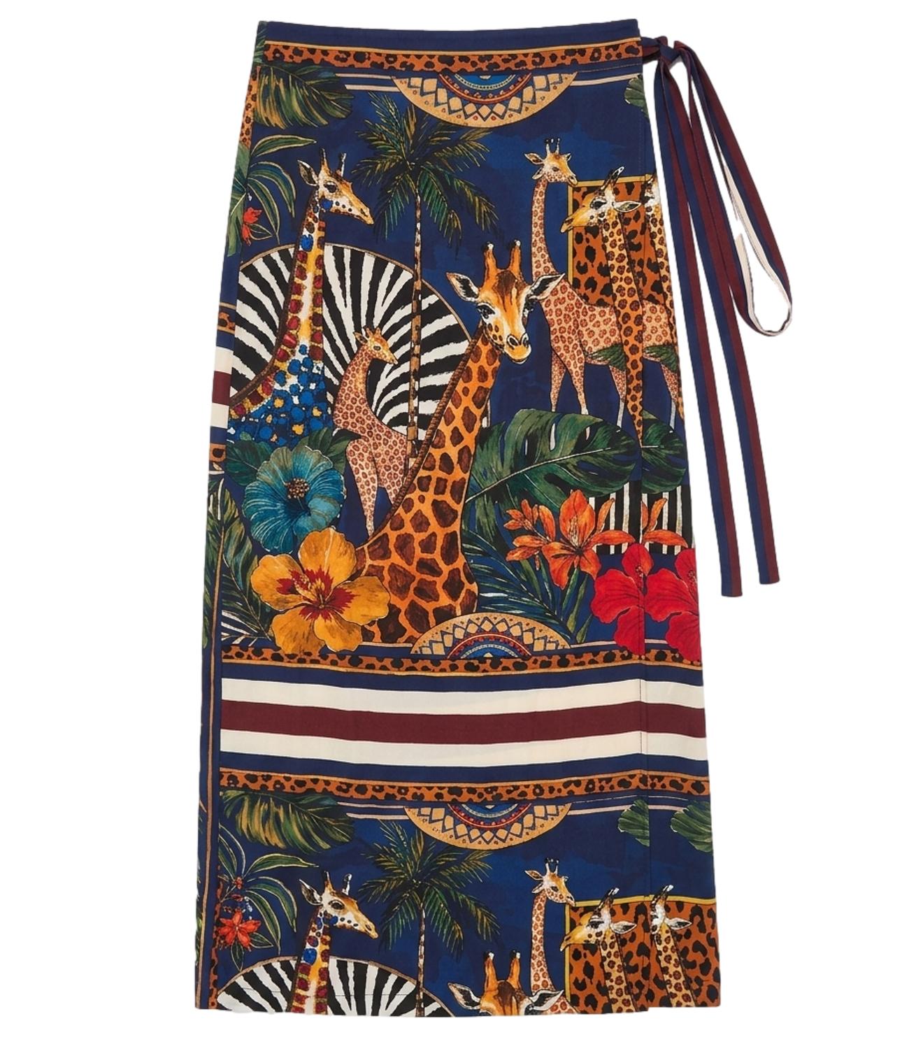 Vicolo Gonna Midi Multicolor Donna