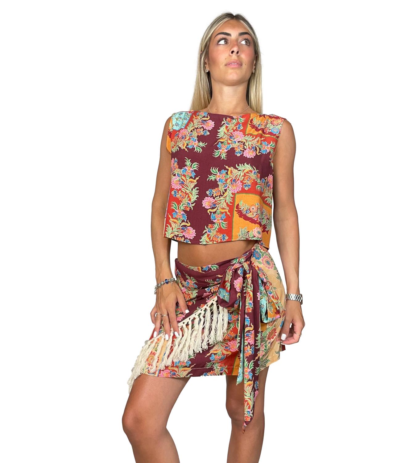 Vicolo Completo Multi Bordeaux Donna
