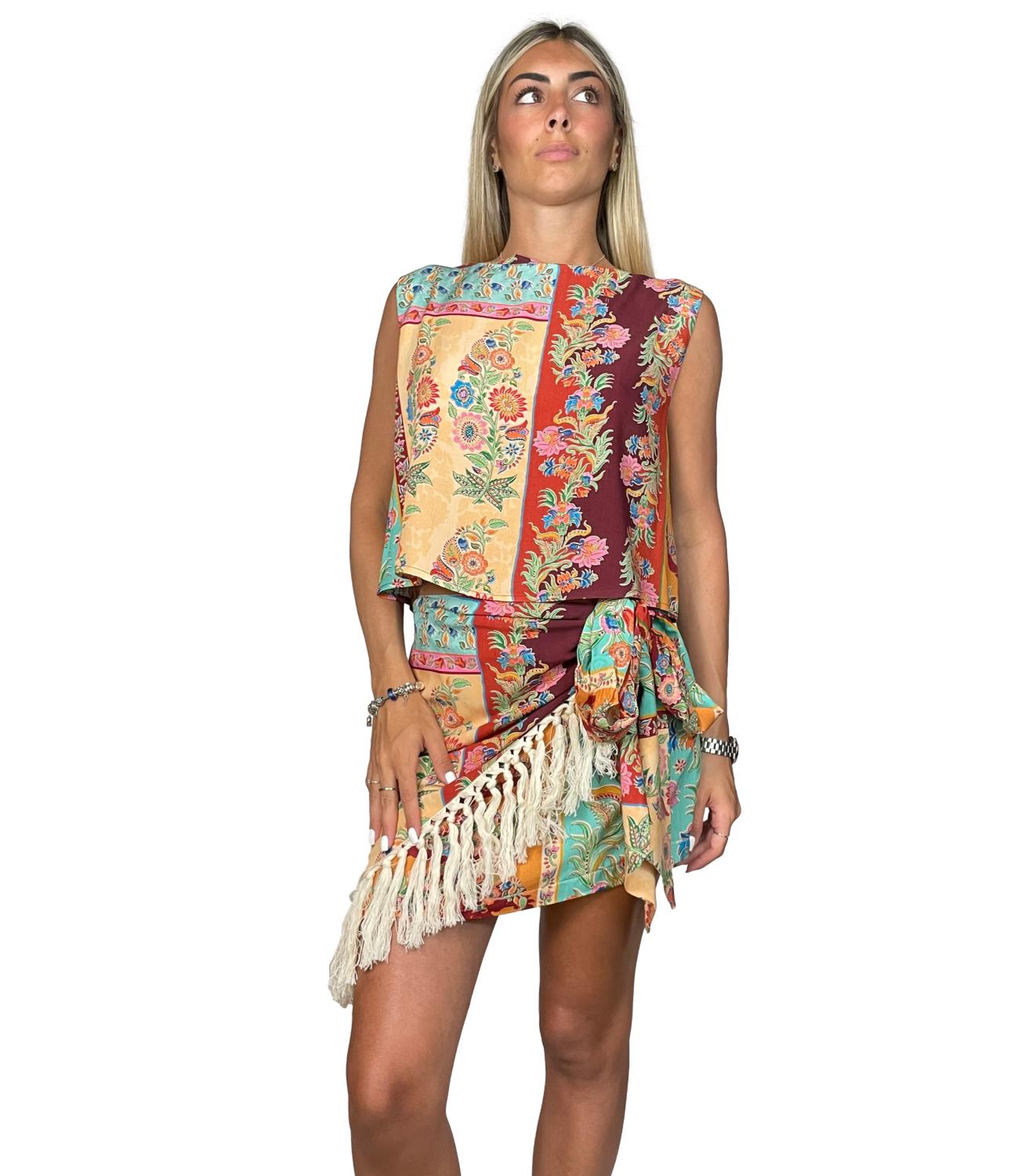 Vicolo Completo Multi Verde Donna
