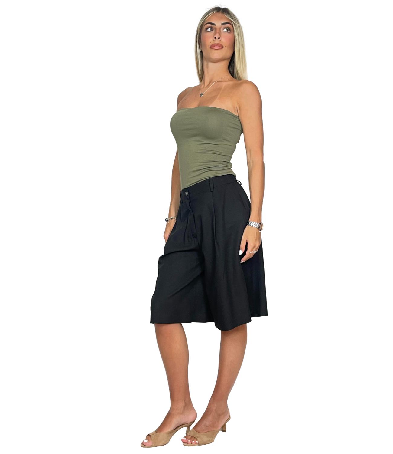Vicolo Top a fascia militare Donna