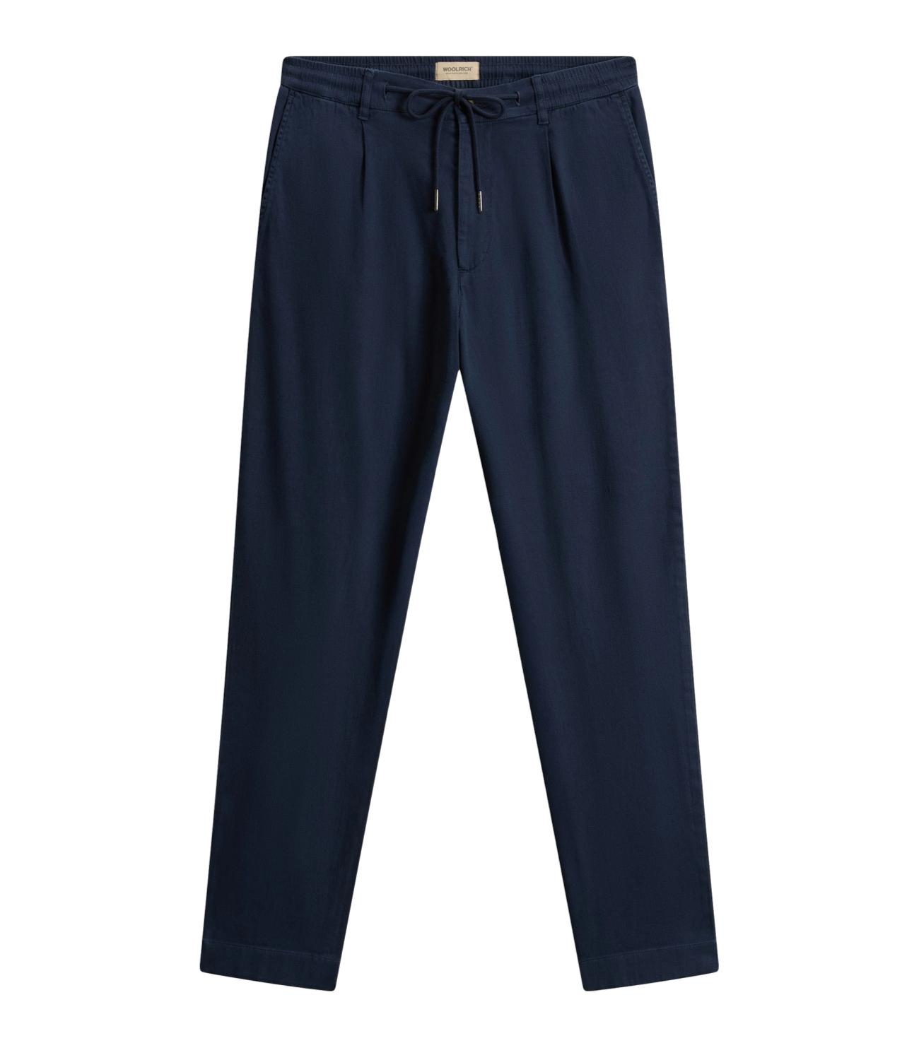 Pantalone lino Milton blue