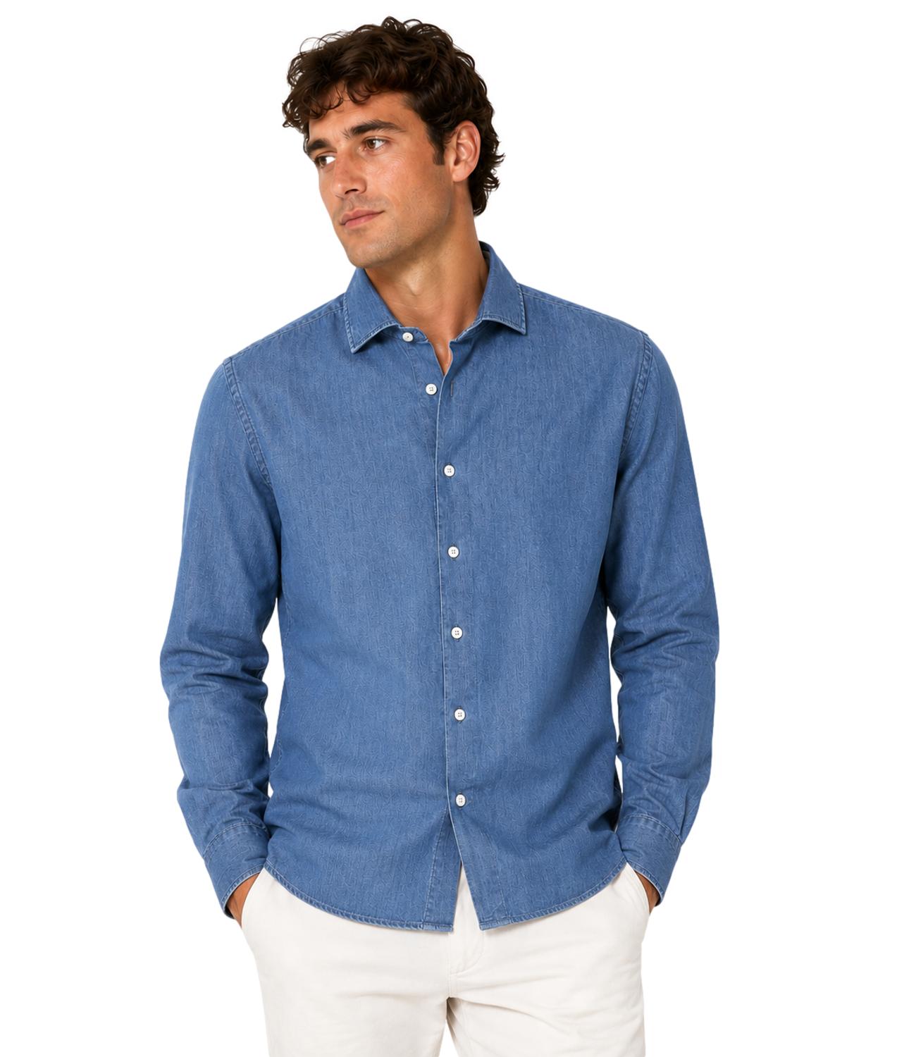 Camicia Uomo Denim Xacus