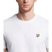 Plain T-shirt Lyle & Scott bianca in cotone con logo -