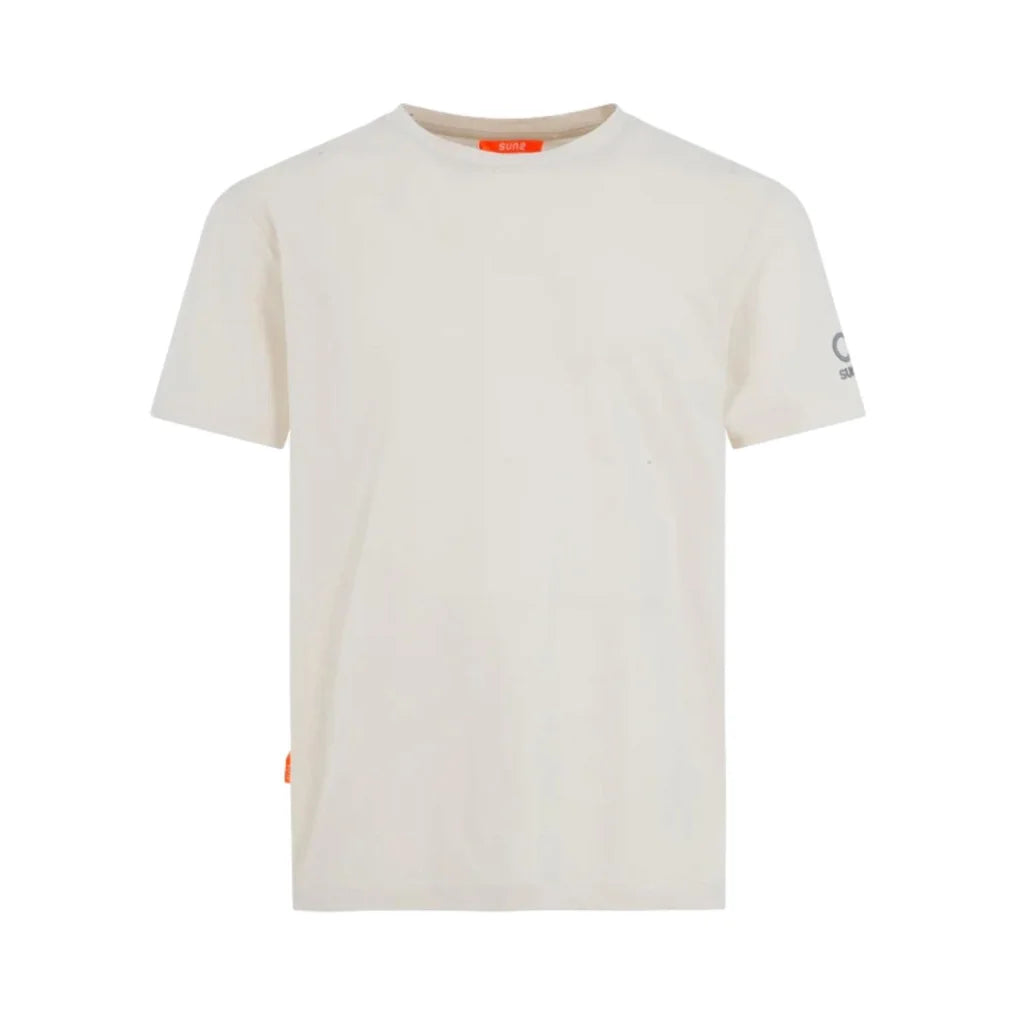 T-shirt girocollo uomo in jersey di cotone white - T-shirt