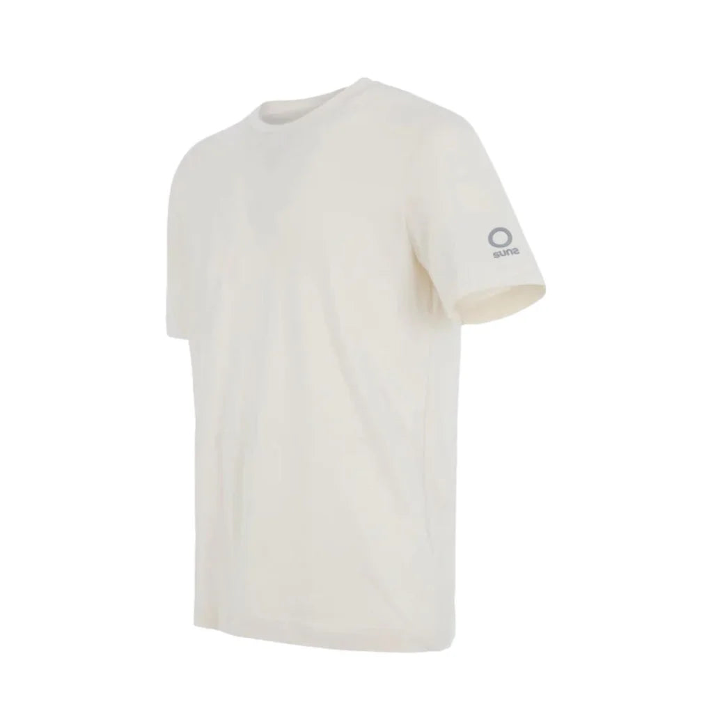 T-shirt girocollo uomo in jersey di cotone white - T-shirt