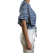 VICOLO T-shirt righe bianco/blu donna - UNI - T-shirt