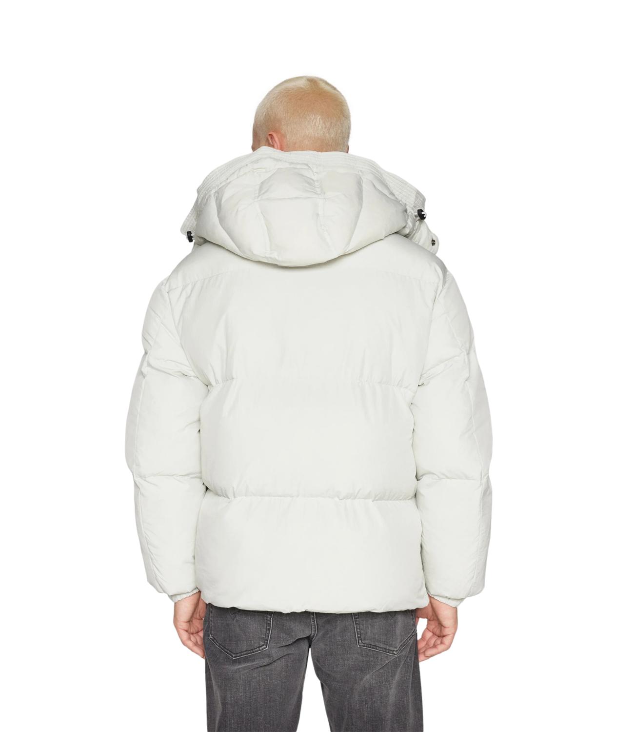 DIESEL Bomber bianco panna W-ROLFYS QUILTED JACKET unisex