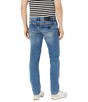Jeans chiaro uomo in cotone slim fit