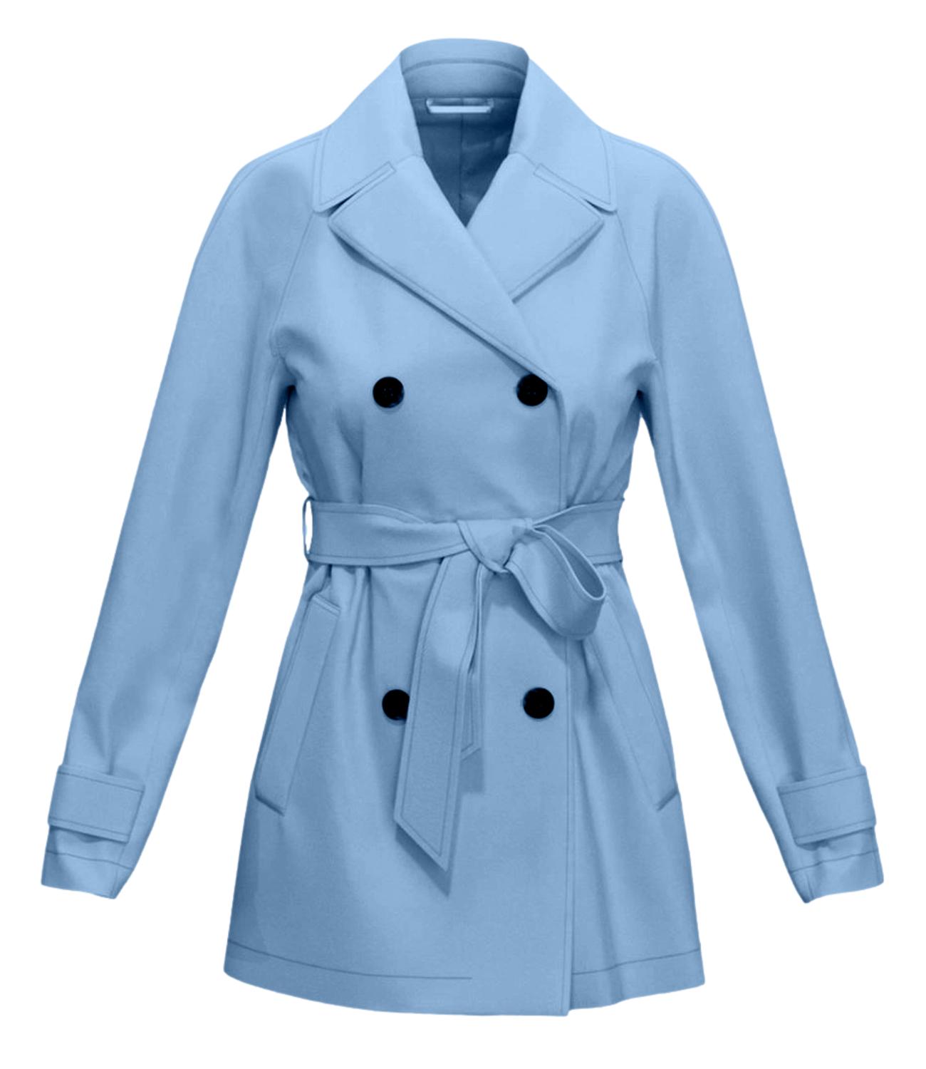 Impermeabile/trench WEST azzurro donna