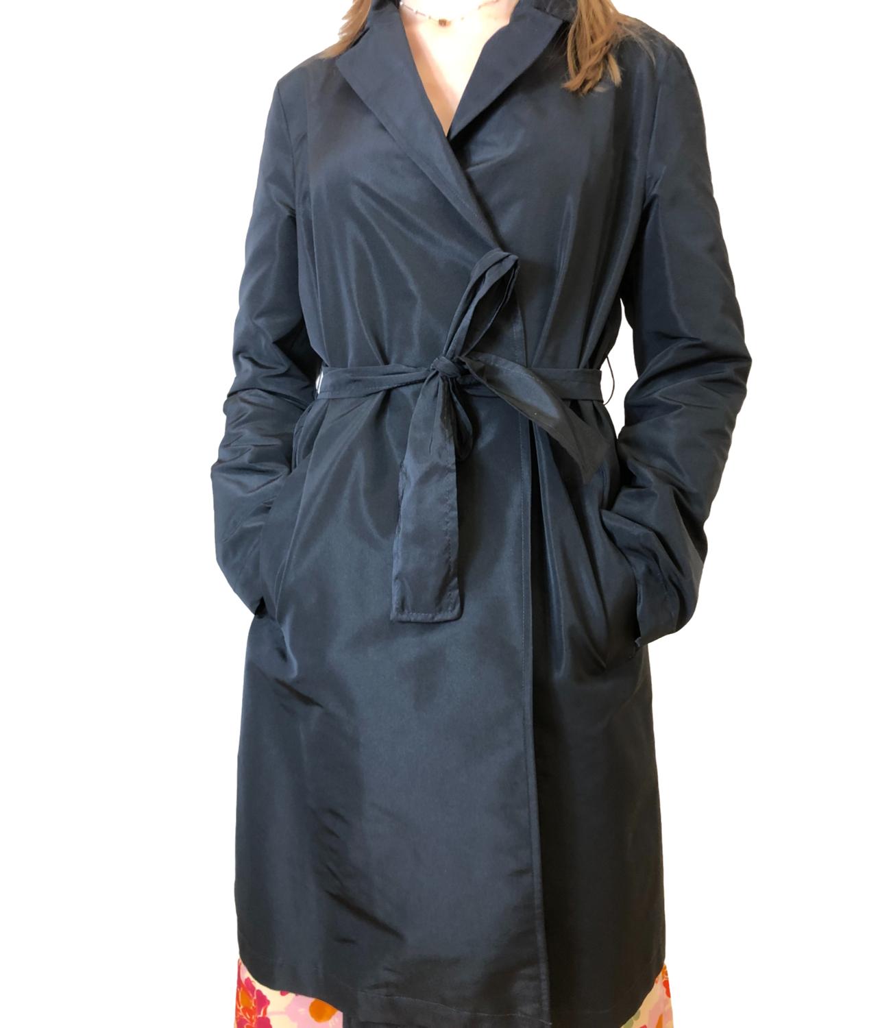 Impermeabile/trench PAOLO blu notte donna