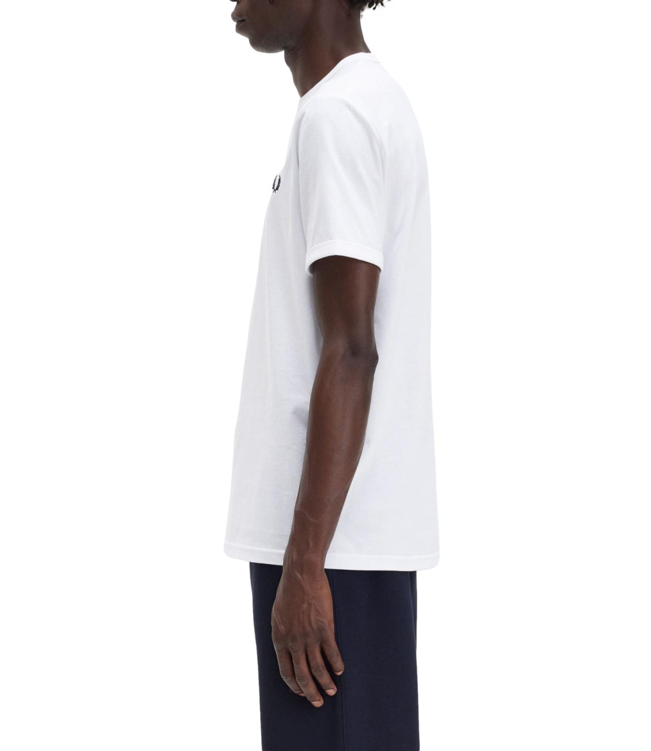 Fred Perry t-shirt bianca uomo
