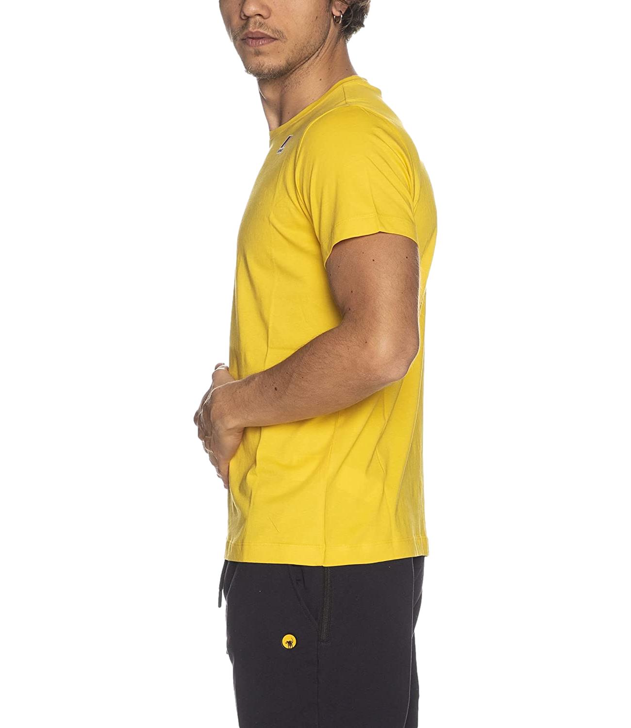 T-Shirt Bianca K-way giallo uomo Edouard
