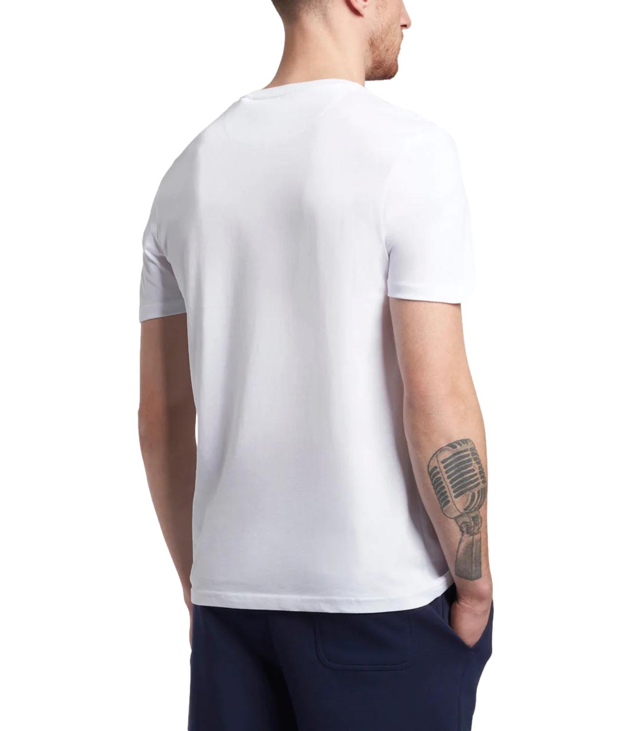 T-shirt Lyle & Scott bianca uomo