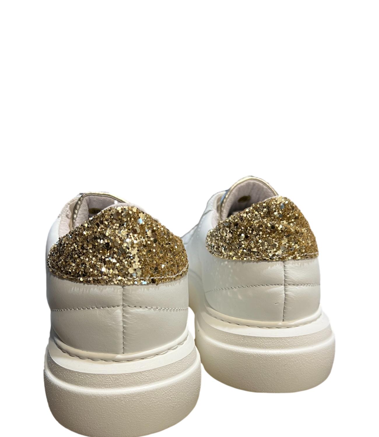 Ovye Sneakers Bianco/oro Donna